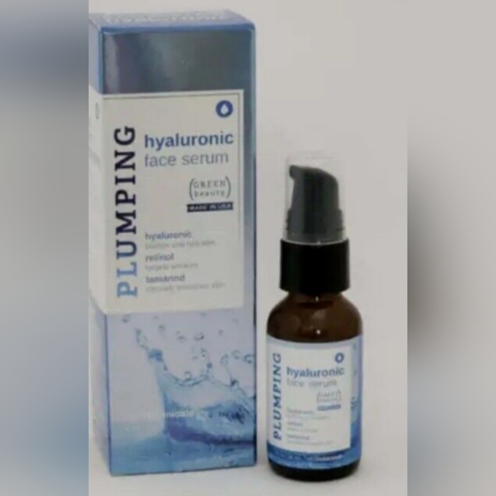 Habitbotanicals Plumping Hyaluronic Face Serum NIB